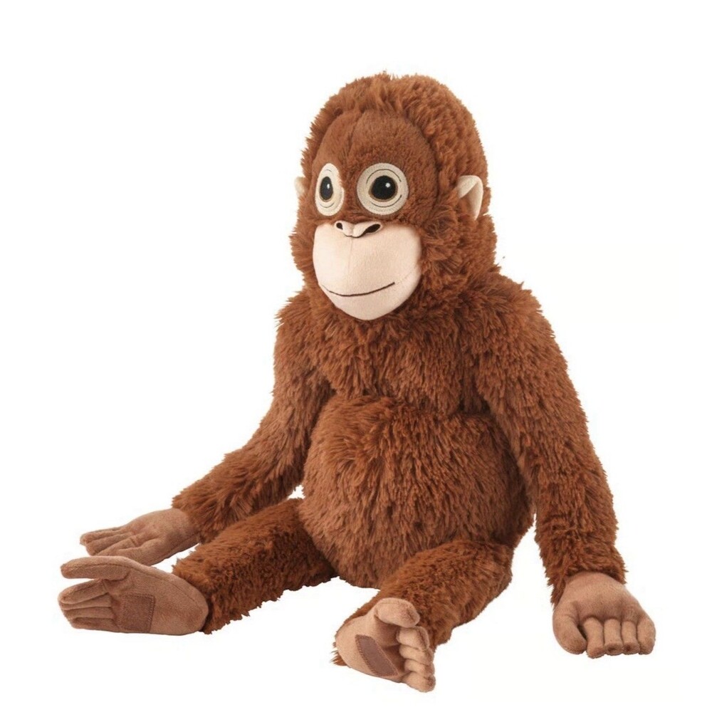 Punch From IKEA W/Tags DJUNGELSKOG Orangutan Soft Toy - Brown (104.028.41) Hugs